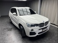 121.8萬 正2017年出廠 F25型 BMW X3 xDrive28i M Sport 2.0 汽油 雪亮白 元禾阿佑