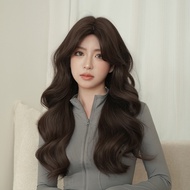 Wig C-0460 Female Long Curly Hair 2026 Summer 70CM Middle Classy Full Top Full Headgear Chemical Fib