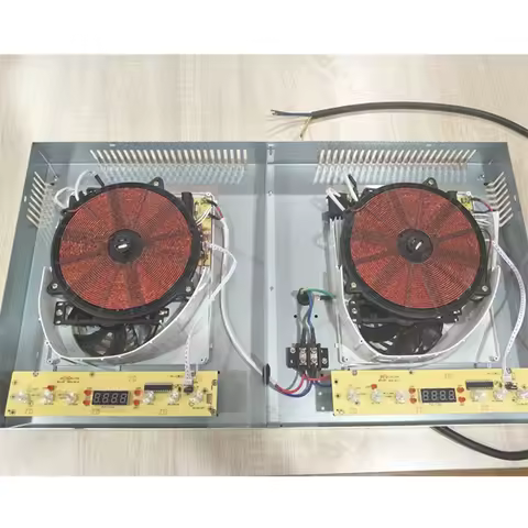 Kitchen 2 Rings Ceramic Cooker Induction Cooktop Double Electric Cooker Hob Heating Cooker Electric 