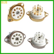 BUB 5pcs Durable 9PIN Tube Socket for 12AX7 12AT7 12AU7 ECC83 ECC82 E88CC 6922 6p1 6p14 6n1 6N2 6N3 