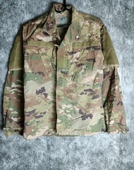 เสื้อทหารลายพรางมัลติแคม ผ้าหน่วงไฟ  กองทัพ USA มือสอง