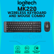 LOGITECH MK220 KEYBOARD & MOUSE WIRELESS [GARANSI RESMI]