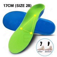 MURMER - [Limited Stock] CHILDREN'S SHOE INSOLES FLAT FOOT AND ARCH SUPPORT CHILDREN - 17CM (SIZE 28