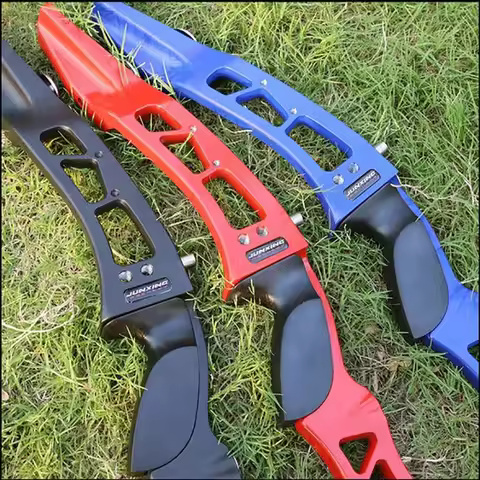 JUNXING Recurve Bow Set 66inch ILF Riser 23inch Takedown Bow20/24/26/28/32/36/40lbs Archery Hunting 