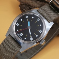 36MM PHANTOM Men's 7120 Hand-Wind Mechanical Watch Men 36mm Retro Business Timepiece Classic Simple 