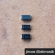 Diode SMD SS 14 24 34 1n 5819 4522 DO-214AC 1 2 3 A Ampere Schottky Diode SS14 SS24 SS34 1A 2A 3A