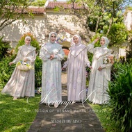 AYESHA - Kenanga Dress Exclusive Raya Collection Luxurious Elegant Gamis for Party Invitations