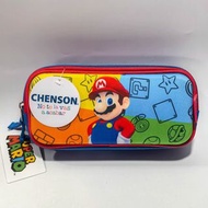 美國 CHENSON X Super Mario Bro 孖寶兄弟 主題帆布 雙層 筆袋