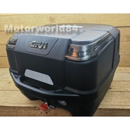BOX GIVI TOP BOX ATLAS MONOLOCK TOP CASE 33 LITER B33N2M BLACK NCLUDE BASE PLATE