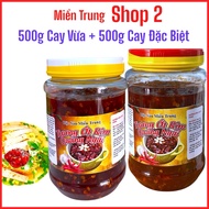 1kg Rim Quang Ngai Chili Sauce 500g MEDIUM SPIRIT + 500g SPECIAL SPIRIT