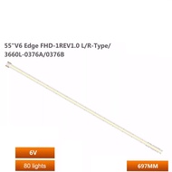 2pcs/set led backlight strip for Skyworth 55E96RA TV Light Strip 55 V6 Edge FHD-1 REV1.0 R-Type/L-Ty