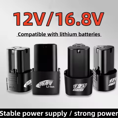 12V/16.8V 4000mAh Rechargeable Lithium Battery for Screwdrivers, Electric Drills, Angle Grinders and