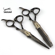 ถูก/แท้ Jaguar 1คู่ กรรไกรตัดผมจากัวร์ ขนาด 6 นิ้ว (สีดำ)