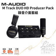 {Lien Musical Instruments} M-Audio M-Track Duo HD PACK Recording Interface Set Headset Microphone Ef