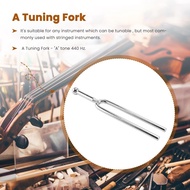 440Hz A Tone Stainless Steel Tuning Fork Tuner Tunning Musical Instrument Gift