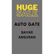 Ready stock auto gate hydraulic system gate swing folding sliding 300kg warranty dan ansuran aluminum premium quality