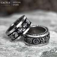 NHẪN CHROME HEART THÉP TITAN KHÔNG GỈ 2 - Cactus Accessoriesss