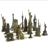 World Famous Landmark Miniature State Display Statue of Liberty BIG Ben Liberty Monas Twin Tower Par
