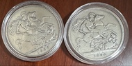 1889 & 1890 年英國維多利亞女王銀幣