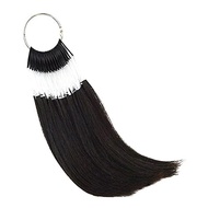 30 strands/set 100% Human Hair Swatches Testing Color Rings for Human Hair Extensions and Salon Hair