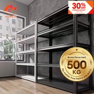 HM Adjustable Metal Boltless Rack Home Kitchen&Store Storage Rack Bertingkat Warehouse Rak Besi 铁架