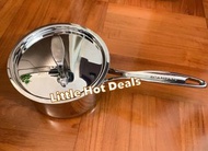 🔥新淨🔥 丹麥 Scanpan Fusion 5 1.5L 16.5cm Saucepan with Lid 不銹剛湯鍋 Pot 可放焗爐 Made in Denmark ⛔️議價不回⛔️