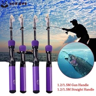 WONDER Telescopic Fishing Rod Portable Travel Ultralight Carp Feeder