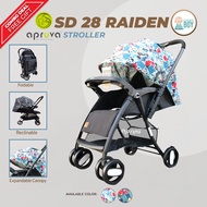 Apruva SD 28 Raiden Gray Reversible Stroller for Baby