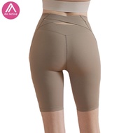 Cross Band High Waist Yogo Pants Sports Shorts Running Fitness