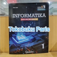 ORI Informatics Book ICT SMP Mts Class 1 7 VII Independent Curriculum Deep Learning Quadra