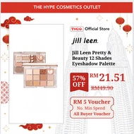 [THCO] Jill Leen Pretty & Beauty 12 Shades Eyeshadow Palette Jillleen 猪猪侠 花花蝴蝶盘十二色眼影盘