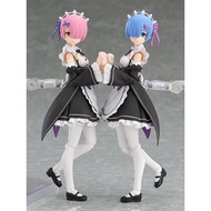 READY STOCK Max Factory Figma 346 & Figma 347 Re:Zero Rem & Ram