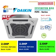 DAIKIN R32 INVERTER SkyAir 2HP / 2.5HP / 3HP / 3.5HP Air Conditioner FCFC-A Ceiling Cassette Aircond