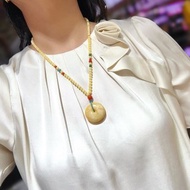 純天然原礦蜜蠟平安扣 雙面佩戴蜜糖色 飄白花 顏色漂亮