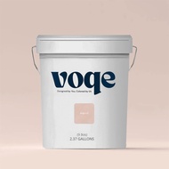 Voqe สีน้ำอะครีลิคแท้ 100% เฉดสีชมพูกะปิ 9 ลิตร สีทาบ้าน ทาอาคารพรีเมี่ยม เกรด15 ปี เนื้อสีเยอะ