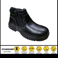 HAMMER KING SAFETY SHOES 🥾 HK13031 # SAFETY BOOTS # GENUINE LEATHER # KASUT KERJA SAFETY # STEEL TOE