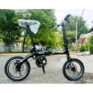 📢100% Siap Pasang📢14" Inch Basikal Lipat - Folding Bike (Disc Brake)
