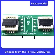 SMT BIOS Flash Socket QFN8/WSON8/MLF8/MLP8/DFN8 Universal Two-In-One Adapter 6x5MM and 8x6MM Chip Mo