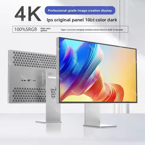 27 32 Inch 4K High Color Gamut Computer Monitor LG Panel Aluminum Designer Desktop Screen