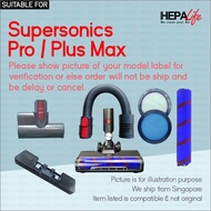 Airbot Supersonics Pro / Plus Max Compatible Vacuum Cleaner Accessories - Hepalife