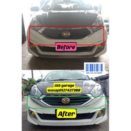 2015 myvi icon bumper misai garnish