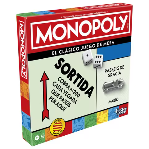 Hasbro - monopoly barcelona classic game (plasticine g0009118)