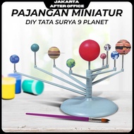DIY Miniature Display Solar System 9 Planets Solar System Planetary - 2135