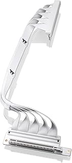 Thermaltake PCI-E 4.0 Dual 90 Degree Riser Cable 400mm Snow AC-077-CO6OTN-C1 CS9122