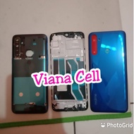 MESIN FRAME LCD BAZEL ENGINE COVER BAZEL BACKDOOR REALME 5 5S Original CASING HOUSING FULLSET