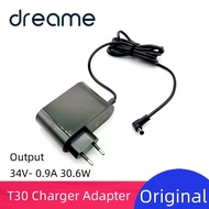 Original  Dreame Charging Adapter with EU Plug for T30 / R20 / T30 Neo Vacuum Cleaner Charger Spare 