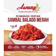 AWANG Sambal Balado Merah Paste 200g HALAL Ready to Eat Cooking Paste Pes Sambal Indonesia Pedas Vir
