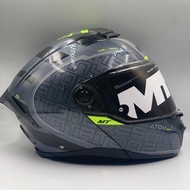 MT Helmet Atom 2 SV Destiny C2 Gloss Grey (ECE 22.06)