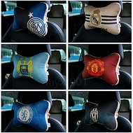 Car-Memory-Foam-Headrest-Neck-3D Pillow-protection-Football-Real-Madrid-Barcelona-Ac-Juve-Liverpool-