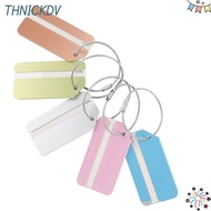 THNICKDV 10Pcs Baggage Luggage Suitcase Tag, Portable Colorful Baggage Tags, Durable Aluminum Alloy 